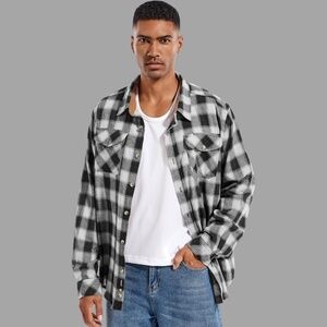 Chexpell  Lightweight Flannel Plaid Button Down Shirt